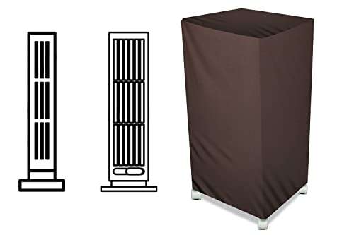 The Furnishing Tree Air Cooler Cover compatible for Kenstar Personal 35 Ltr Tower Cooler, Ployester, Coffee