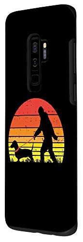 Galaxy S9+ Bigfoot Sasquatch Dachshund Retro Weiner Dog Animal Pet Gift Case 2