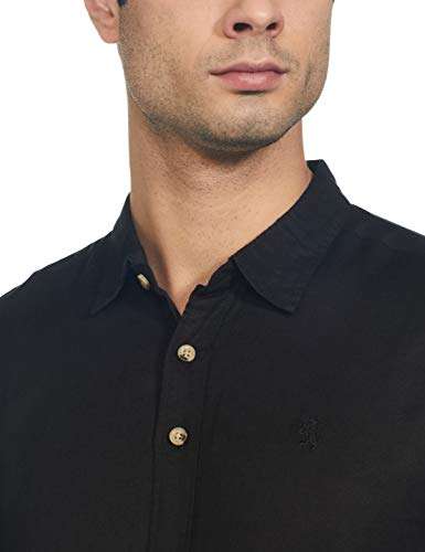 Red Tape Men's Plain Regular fit Casual Shirt (RSH6431A_Black_L 2