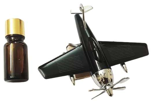 Look&Took Car Desk Board Solar Power Mini Turboprop Aircraft Air Freshener With Perfume Bottle For Compatible Model Volkswagen Vento GT Line 5