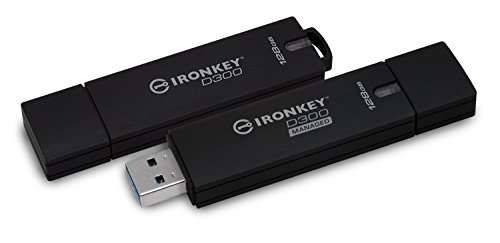Kingston - IKD300SM/64GB - MF IKD300SM 64GB 64GB D300SM AES 256 XTS Encrypted USB Drive Retail 5