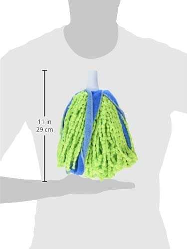 Xenos Microfiber Cone MOP and Cone Broom Used for Cleaning Dusty and Wet Floor Surfaces and Tiles. 5