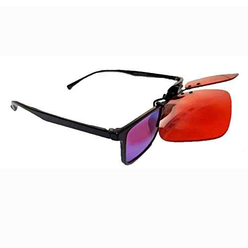 ZIIZZ Color Blind Glasses Clip HZ-054 Suitable for People who Coexist with Myopia/Presbyopia and Color Blindness (Single Clip) 4