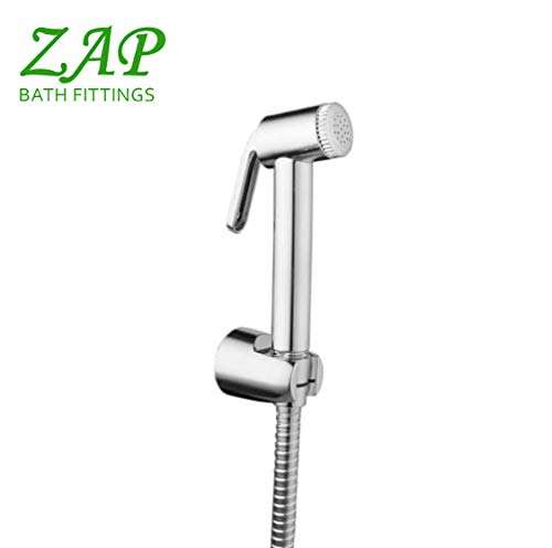 ZAP Ocean ABS Alloy Steel Chrome Finish Health Spray Hand Faucet Gun Shower (6) 6