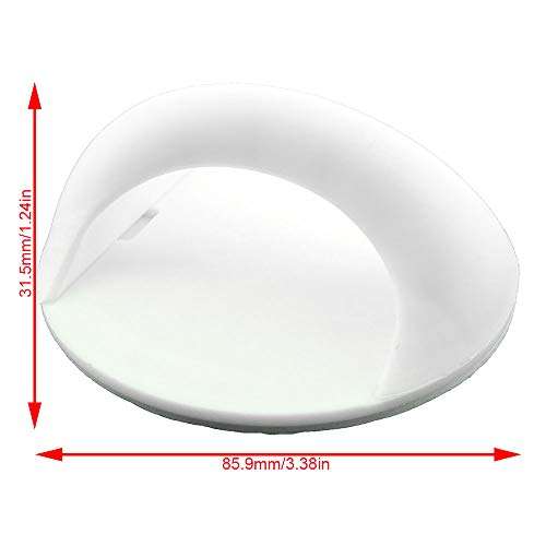 DTTRA 2Pcs 3.54x3.54x1.78 Inch Multi-Function Wide-Purpose Door and Window Auxiliary Handle Simple Paste Small Handle Household Cabinet Door Safety Door Handle 4