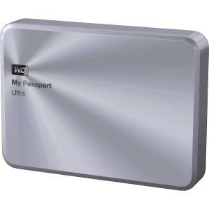 WD 1TB Silver My Passport Ultra Metal Edition Portable External Hard Drive - USB 3.0 - WDBTYH0010BSL-NESN 2
