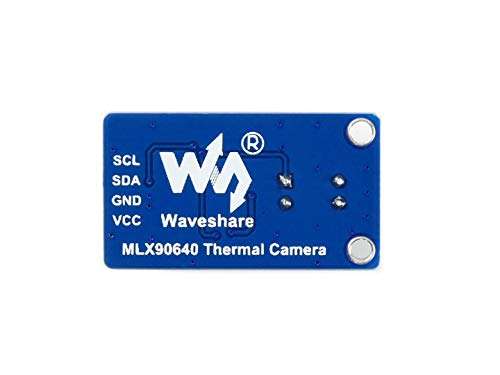 MLX90640 IR Array Thermal Imaging Camera Module 32×24 Pixels 110° Field of View with I2C Interface Compatible with Raspberry Pi/Arduino(ESP32)/STM32,3.3V/5V Operating Voltage 3
