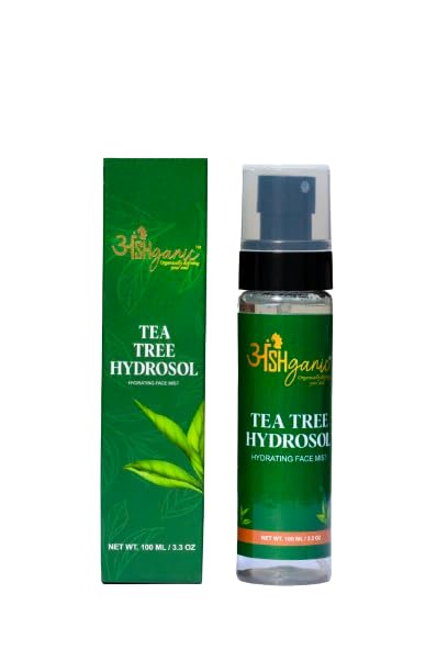 ANSHGANIC Tea Tree Hydrosol Face Toner Mist 100ml / 3.3 Oz