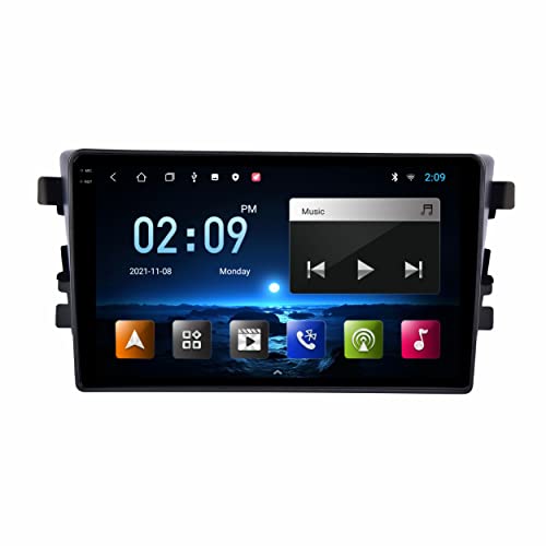 Trony 9 Inches Newly Launch Advanced Car Radio Receiver Android 10 System for Mahindra XUV300 with 2GB/16GB RAM & ROM with Wired Apple Carplay and Android Auto