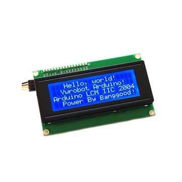 WorldCare® Ic I2C 2004 204 20 X 4 Character Lcd Display Module Blue For Arduino 1