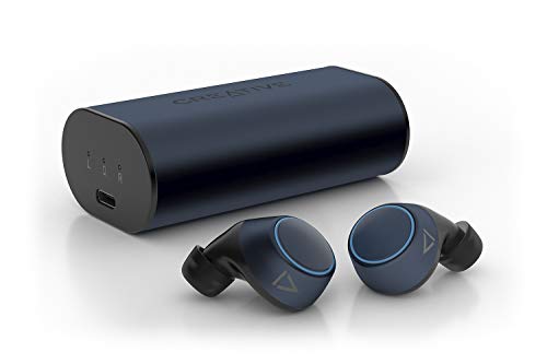 Creative Outlier Air V2 TWS True Wireless Sweatproof in-Ear Headphones with Touch Controls, Graphene Diaphragm, Bluetooth 5.0, aptX, AAC, 34 hrs Battery Life with 12 hrs per Charge