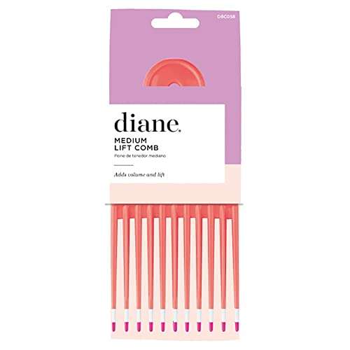 Diane Fromm Mebco Medium 6 Inch Lift Comb Fuchsia Pink 1 Piece DBC058 3