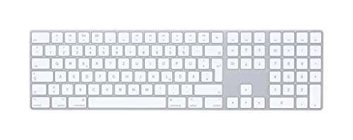 Apple Magic Keyboard with Numeric Keypad: Wireless, Bluetooth, Rechargeable. Works with Mac, iPad, or iPhone; Spanish - White 3