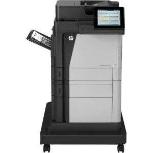Renewed HP LaserJet Enterprise MFP M630F Multifunction Printer B3G85A With 90-day warranty With 500-SHEET TRAY AND CABINET WITH STAND 2