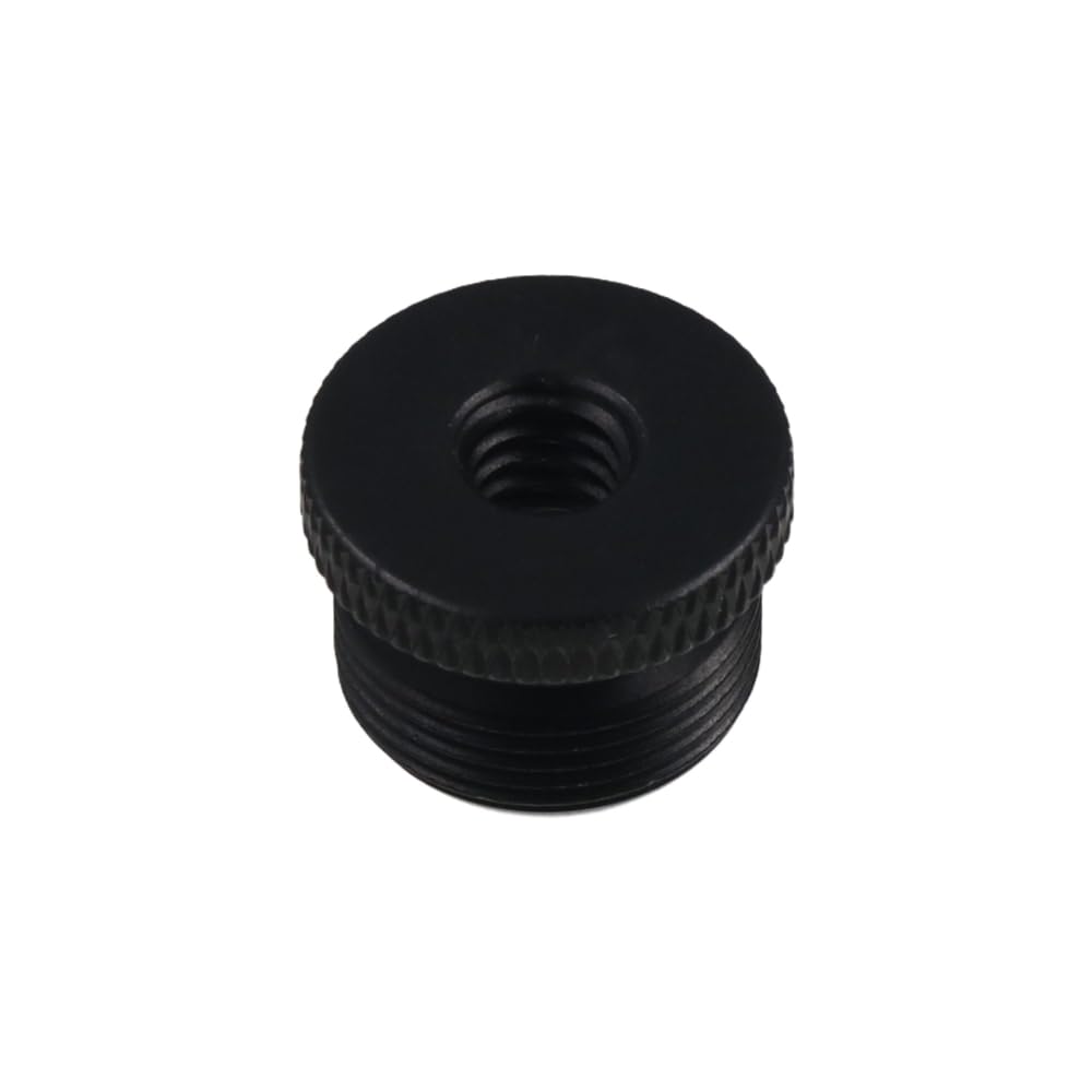 4Pcs Microphone Bracket Adapter Screw, Aluminum Alloy Mic Stand Adapter 1/4 Female to 5/8 Male Screw for Microphone Cantilever Stand 3