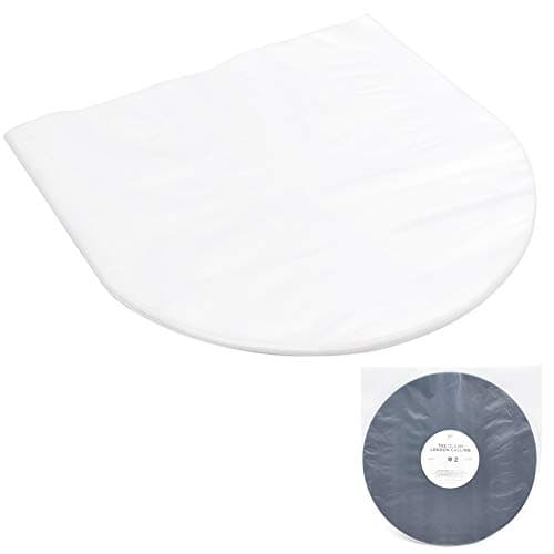 S28esong 50 PCS Vinyl Record Inner Sleeves,Transparent Protection Album Covers, Anti-Static Vinyl Record Sleeve Protection Bag for 7Inch/ 10inch/ 12inch LP Albums 5
