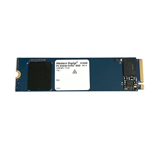 Western Digital WD 512GB SSD PC SN530 M.2 2280 PCIe Gen3 x4 NVMe SDBPNPZ-512G Solid State Drive for Dell HP Lenovo Laptop Desktop Ultrabook 1