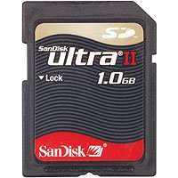 SanDisk SDSDH-1024-901 1 GB Ultra II Secure Digital Memory Card (Retail Package)