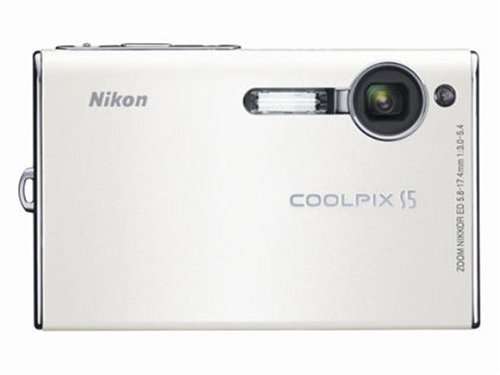 Nikon Coolpix S5 6MP Digital Camera with 3x Optical Zoom (White)