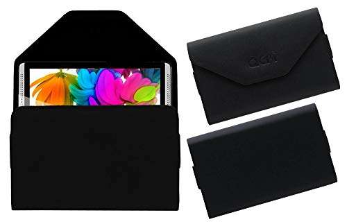 Acm Pouch Case Compatible with Izotron Quattro X7 Tablet Flip Flap Cover Black
