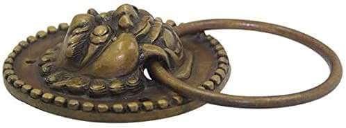 Classical Door Handle Chinese Knocker Door Handle Door Beast Handle Copper Handle Vintage Knocker Classical Handle Hardware Door Lock Closet Door Handle 2