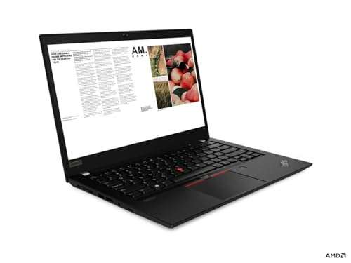 Lenovo ThinkPad T14 Gen 1 AMD Laptop | 14" 1920x1080 FHD | Ryzen 5 Pro - 4650U - 256GB SSD Hard Drive - 8GB RAM | 6 cores @ 4.0 GHz Win 10 Pro Black 3