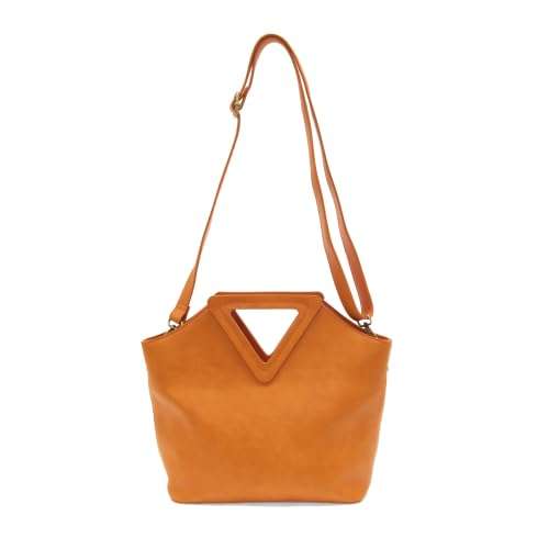 Joy Susan Women's Fashion Purse Sophie Triangle Handle Handbag - Tangerine 4