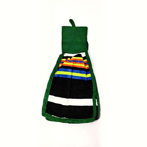 KokoPoko India Hanging Cotton Washbasin Napkin/Hand Towel for Kitchen Basin and Bathroom,Hand Towel for Wash Basin (Pack of 3) (Multi-Color) 3