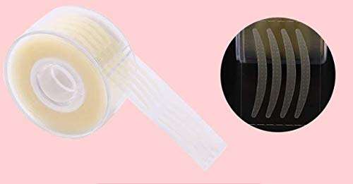 WOIWO 2 PCS Magic Beauty Lace Mesh Double Eyelid Paste Free From Glue Contact With Water Natural Invisible Eyelid Paste 3