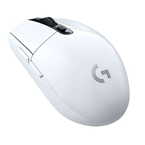 Logitech G305 Lightspeed Wireless Gaming Mouse, Hero 12K Sensor, 12,000 DPI, Lightweight, 6 Programmable Buttons, 250h Battery Life, On-Board Memory, PC/Mac - White 2