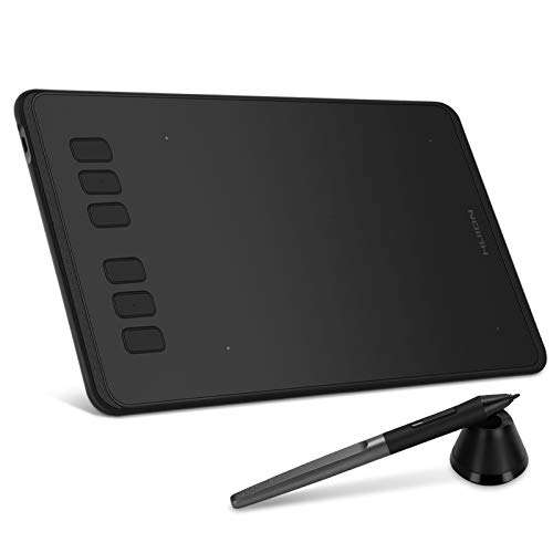 Huion Inspiroy H640P Graphics Drawing Tablet Digital Pen Tablet Battery-Free Stylus with 8192 Levels and 6 Express Keys for PC and Mac 1