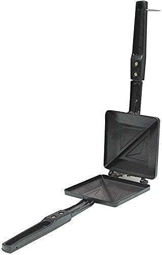 Chhogali Toast Sandwich Maker, Gas Toaster Griller,Sandwich Maker Machine, Masala Sandwich Maker, Vegetable Toast Maker, Aloo Toast, Non Stick - 1 Piece, Black. 3