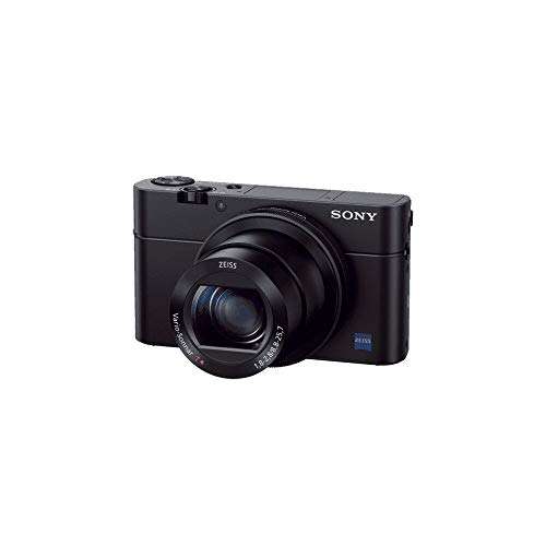 Sony RX100 III 20.1 MP Premium Compact Digital Camera w/1-inch Sensor and 24-70mm F1.8-2.8 ZEISS Zoom Lens (DSCRX100M3/B), 6in l x 4.65in w x 2.93in h, Black 5