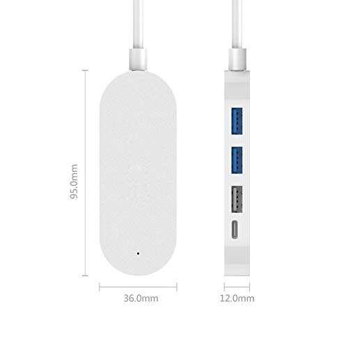 XDCHLK for Four Multi-Port Hub，Type-c to USB3.0 Splitter for Hub Extension USB-c Converter ( Color : D ) 2