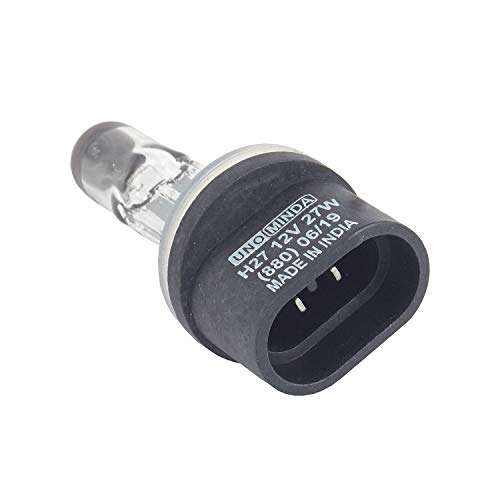 Uno Minda HB-H27-27 H27 12V 27W(880) Halogen Bulb Fog Lamps for fluidic Verna, Spark, Tucson, Accent old, I-10, I-20, Elantra, Xylo | Clear/White 3