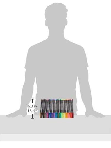 American Crafts Brush Markers 24/Pkg-Assorted 2