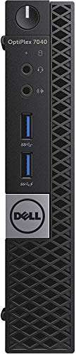 DELL OPTIPLEX 7040 6th Gen Micro Business Desktop Computer, Intel Quad Core i7 6700T up to 3.6GHz, 8G DDR4, 512G SSD, WiFi,HDMI, DP, Win 10 64-Bit Supports EN/ES/FR(CI5) (Renewed) 1