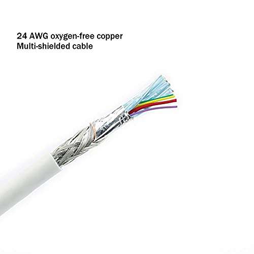 aLLreli Mini DisplayPort to HDMI, HDTV Cable for iMac, Laptop, Television, Personal Computer - 6Feet, White 4