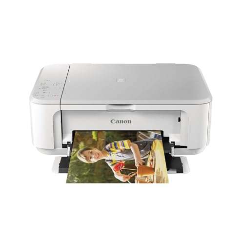 Canon PIXMA MG3620 Wireless All-in-One Color Inkjet Printer with Mobile and Tablet Printing, White 3