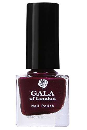 Gala of London Nail Polish, S4 Brown, 5ml