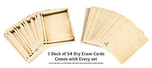 Forged Dice Co. Spellbook of Incantations (Dragon Edition) Spellbook Card Holder & Deck of Dry Erase Cards with Velvet Storage Bag - Storage for D&D Spell Book Monster Magic Item Cards 5