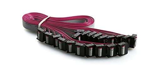 HRtronics® - 10 Pin Flexible Flat Ribbon Cable Gray AWM 2561 For LCD Screen 3D Printer Reprap Mendel Prusa I3 Soft wire (20) 3