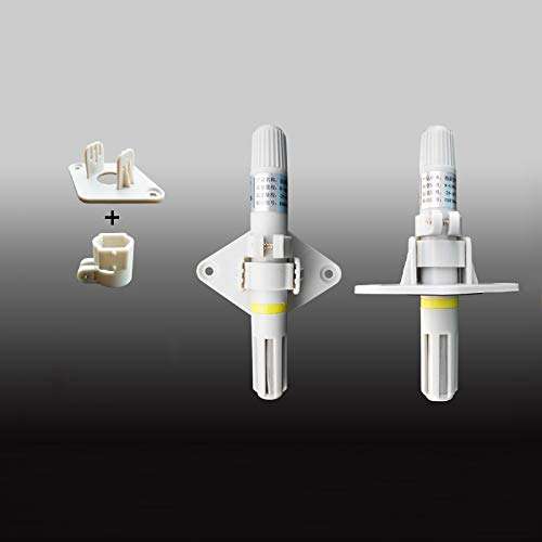 Taidacent Small Temperature and Humidity Transmitter Sensor RS485 Temperature Sensor Analog Temperature and Humidity Sensor Transmitter 0-10V / 0-5V (2 Wire Temperature and Humidity 0~5V Output) 4
