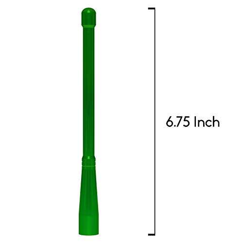 DeepRoar Replacement Antenna for Chevy Avalanche 2007-2013, Optimized FM/AM Reception, 6.75 Inch EA01 (Green) 2