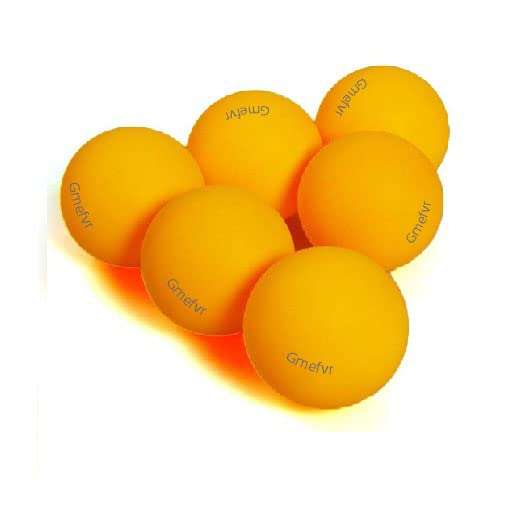 Gmefvr - Table Tennis Ball Pack of 6PC. | Yellow or White Random 1