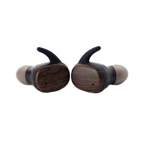 Reveal TWS True Wireless Stereo Bluetooth Earbuds - Stylish Wood Inspired Designer Headphones/Earphones with Portable Charging Carrying Case Shop 2