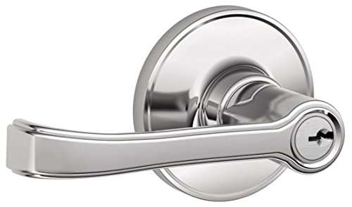Dexter J54TOR625 Polished Chrome Single Cylinder Keyed Entry Leverset from The Torino Series 1