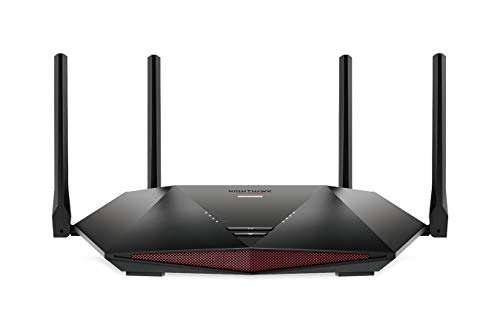 Netgear Nighthawk Pro Gaming 6-Stream WiFi 6 Router (Xr1000)-Ax5400 Wireless Speed (Up to 5.4Gbps)|Dumaos 3.0 Optimizes Lag-Free Server Connections|4 X 1G Ethernet&1 X 3.0 USB Ports,Black,Dual_Band