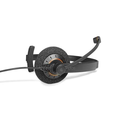EPOS Sennheiser SC 30 USB ML (504546) - Single-Sided Business Headset | For Skype for Business | with HD Sound, Noise-Cancelling Microphone, & USB Connector (Black) 2