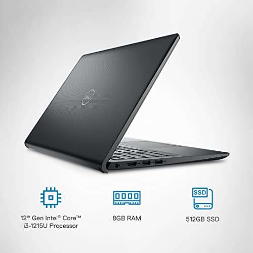 Dell Vostro 3420 Laptop,12th Gen Intel Core i3-1215U & WM118 Wireless Mouse, 2.4 Ghz with USB Nano Receiver, Optical Tracking, 12-Months Battery Life, Ambidextrous, Pc/Mac/Laptop - Black. 4